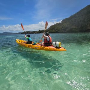 🛶 KAYAK DEMI-JOURNÉE ou JOURNÉE – FONDS BLANCS & ÎLET MADAME 🏝️